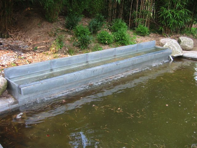 Waterval geheel van zink (Amersfoort)